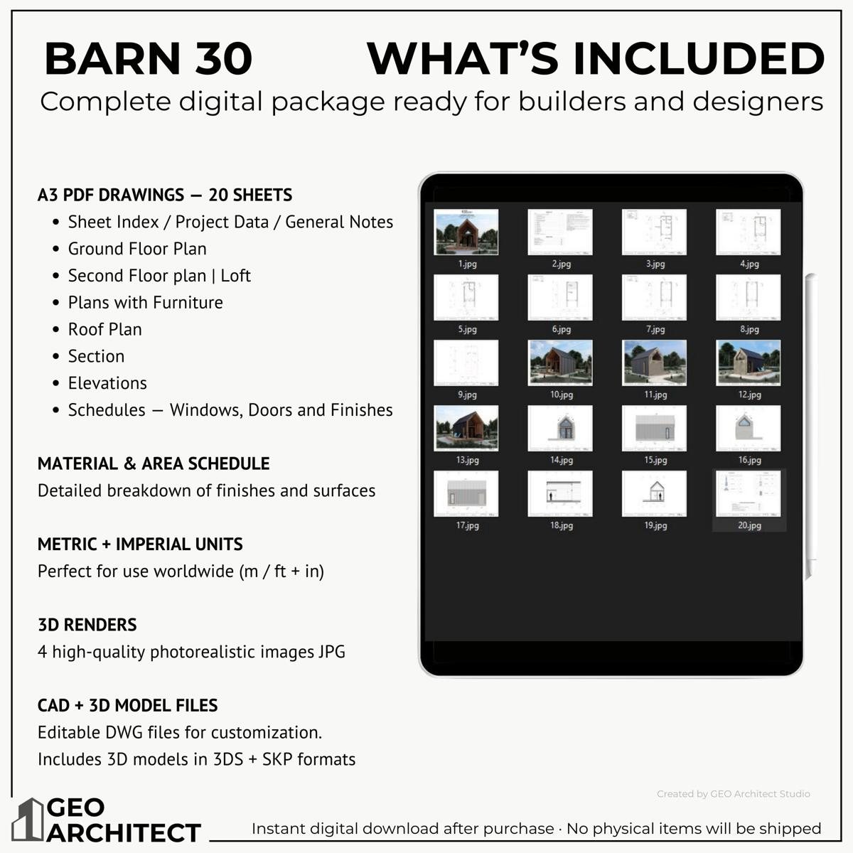 Barn 30 drawing sheet 4