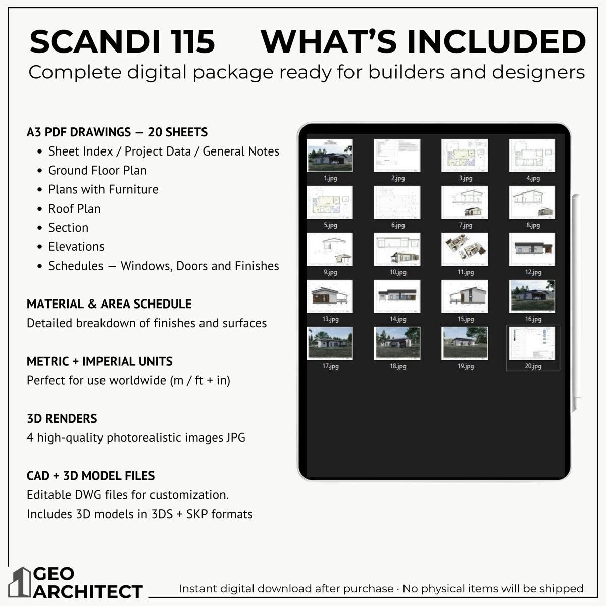 Scandi 115 drawing sheet 3