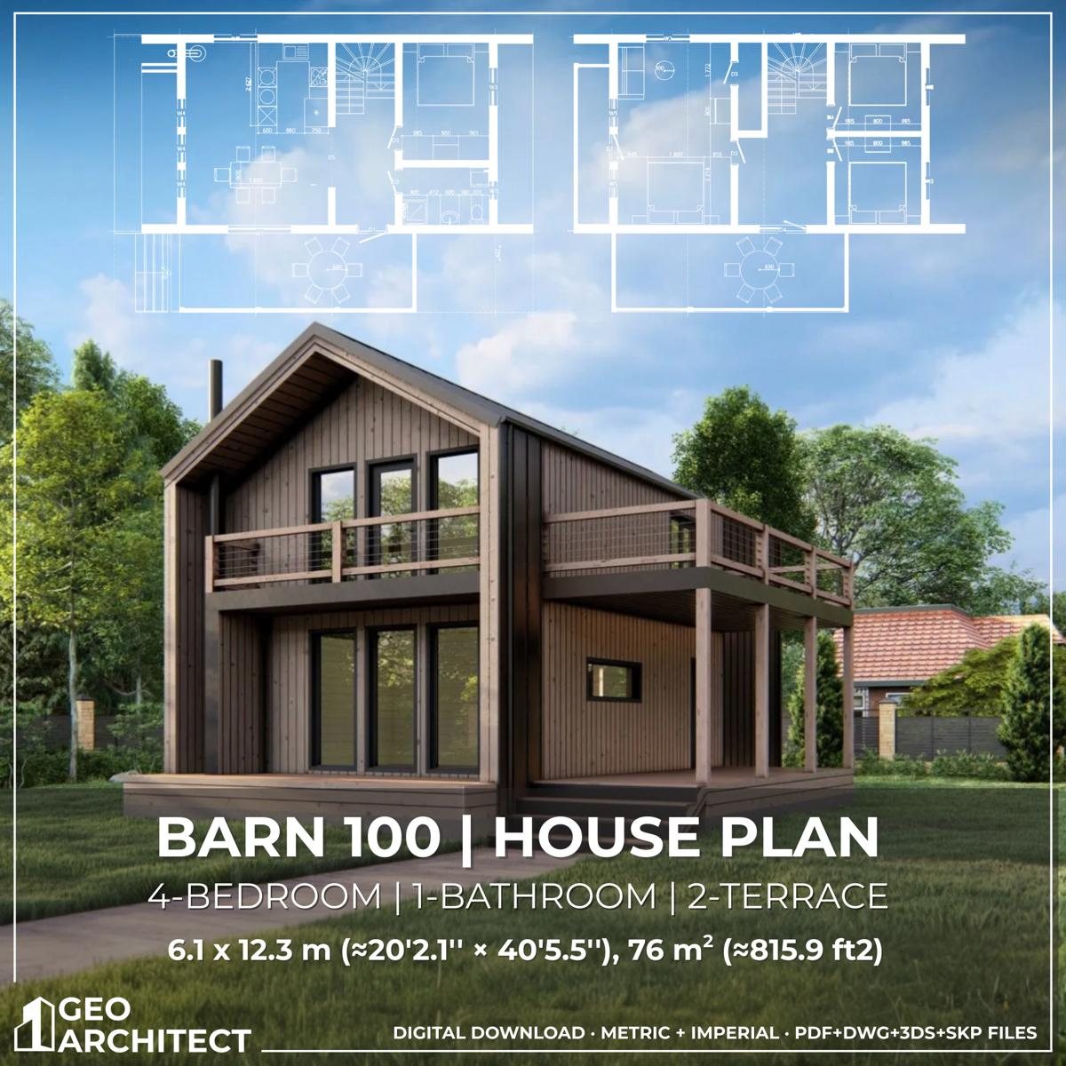Barn 100 drawing sheet 1
