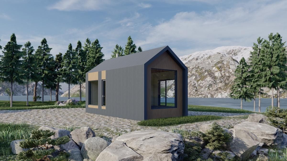 Barn 42 house plan render