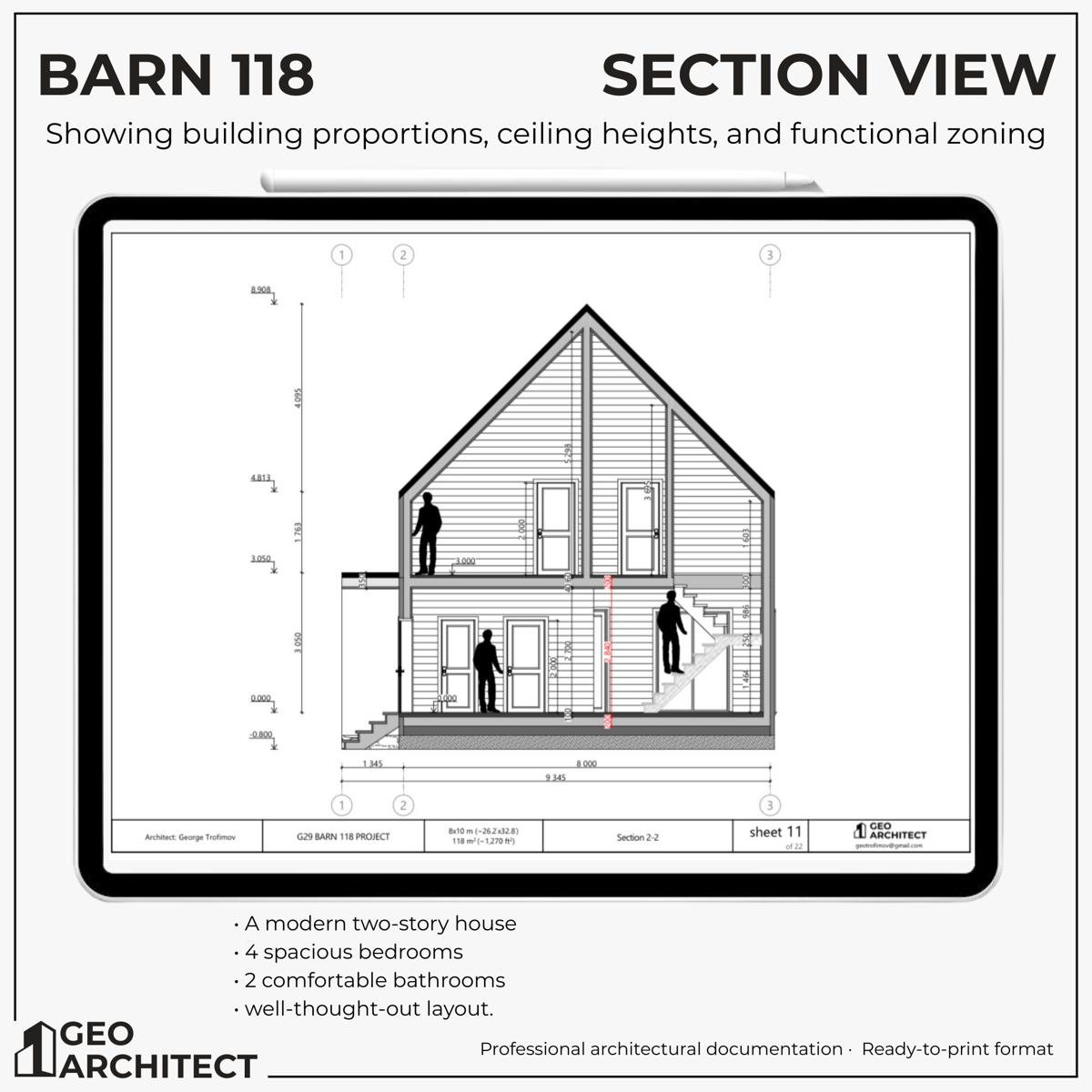 Barn 118 drawing sheet 4