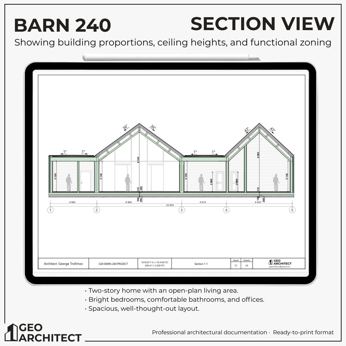 Barn 240 drawing sheet 6