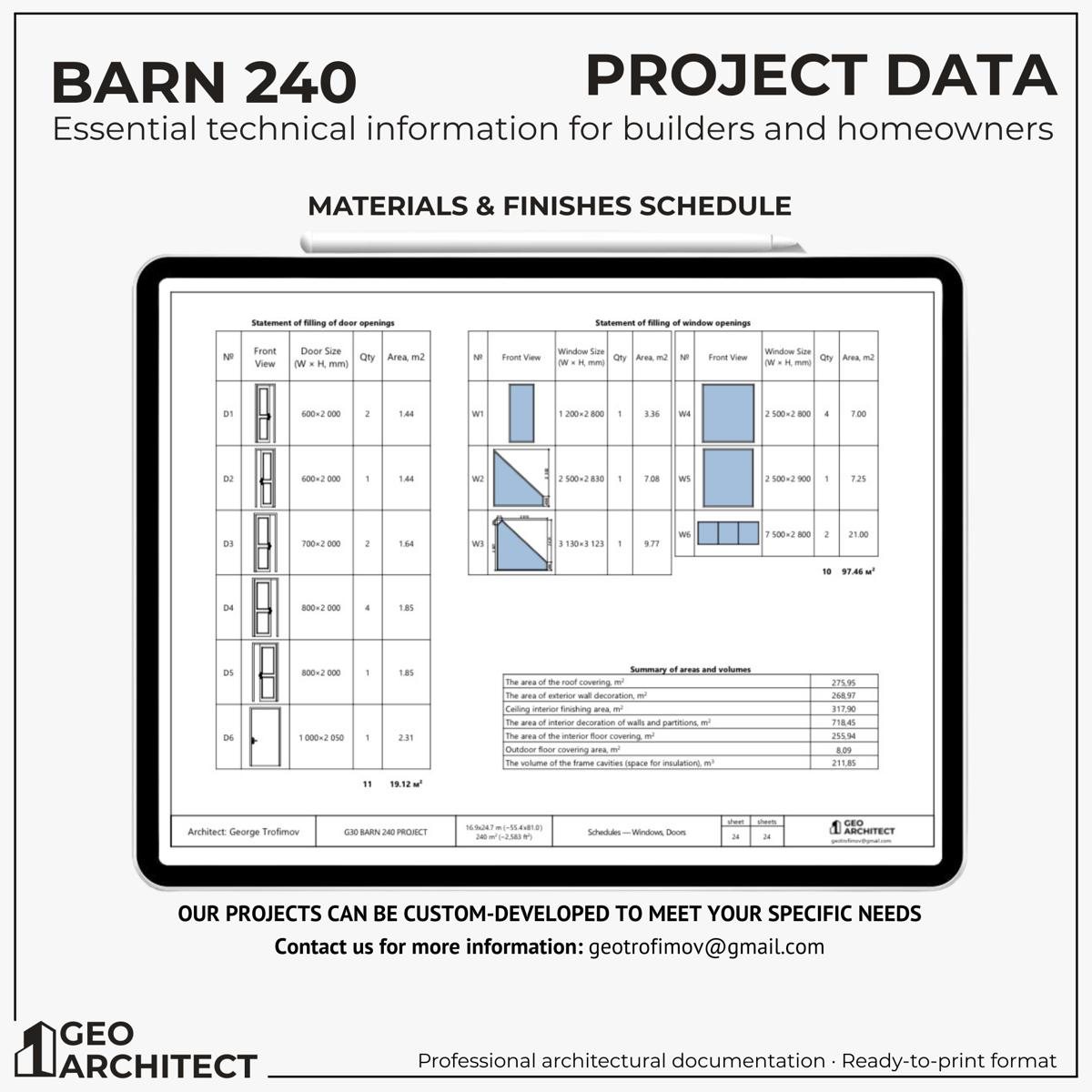Barn 240 drawing sheet 7