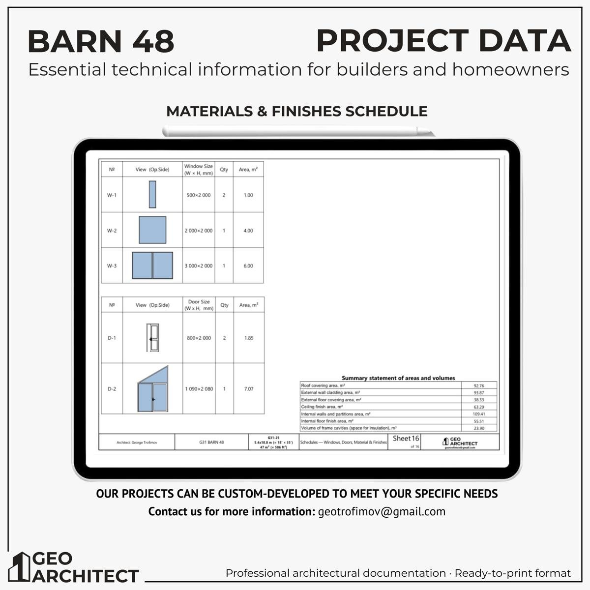 Barn 48 drawing sheet 6