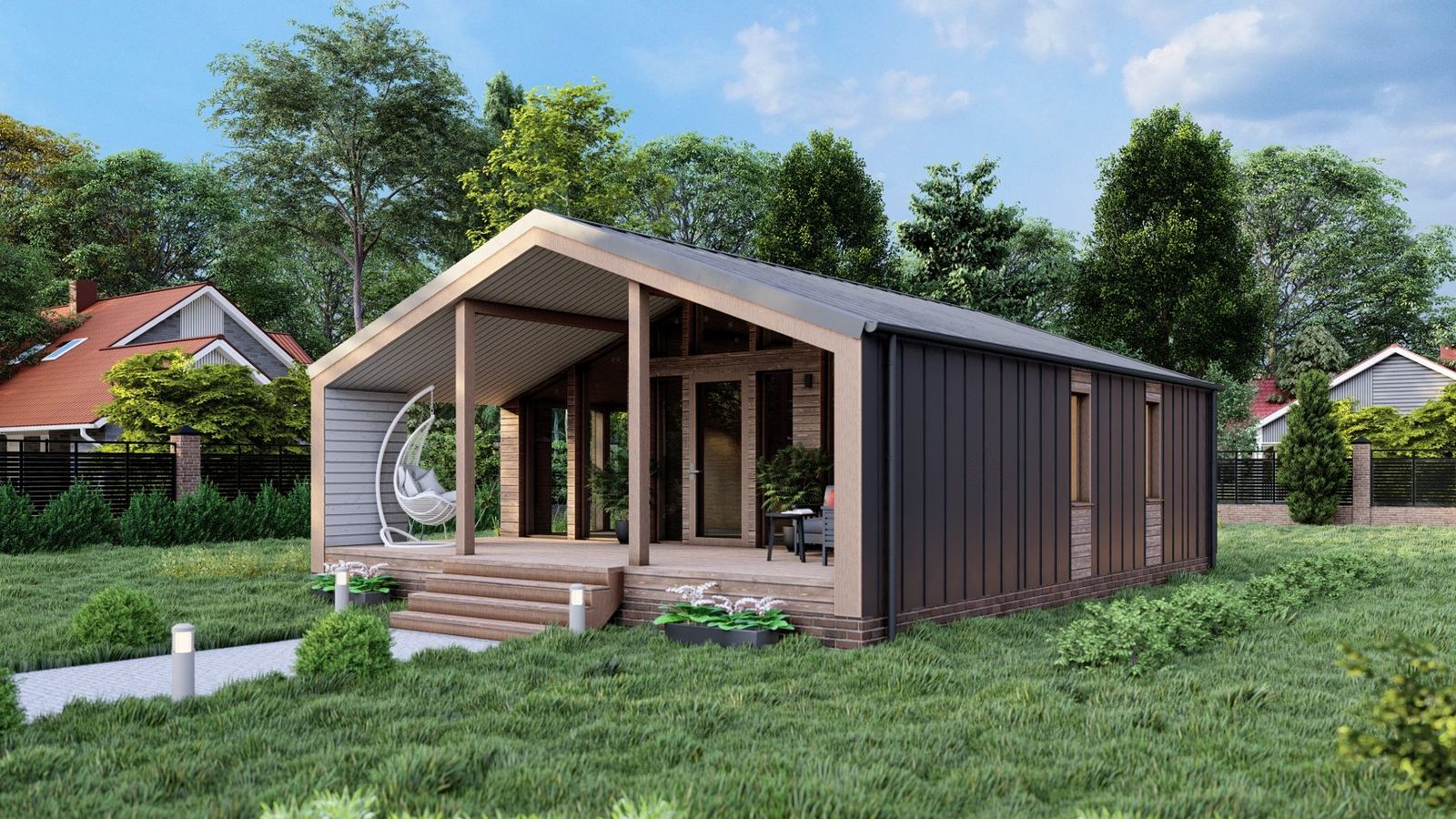 Barn 40 house plan render