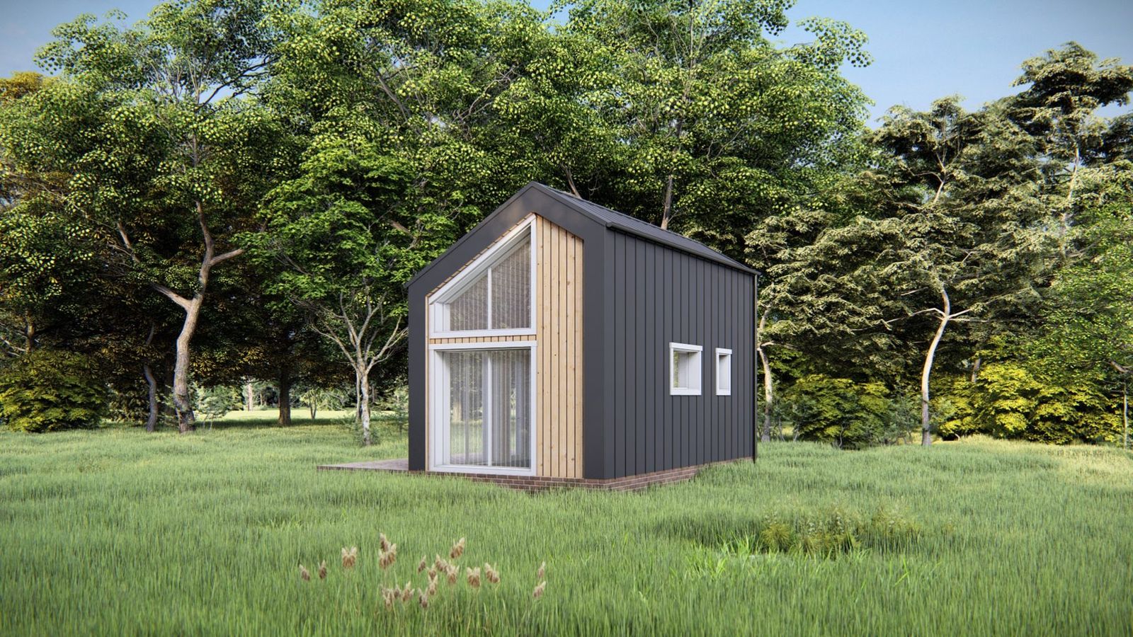 Barn 28 house plan render
