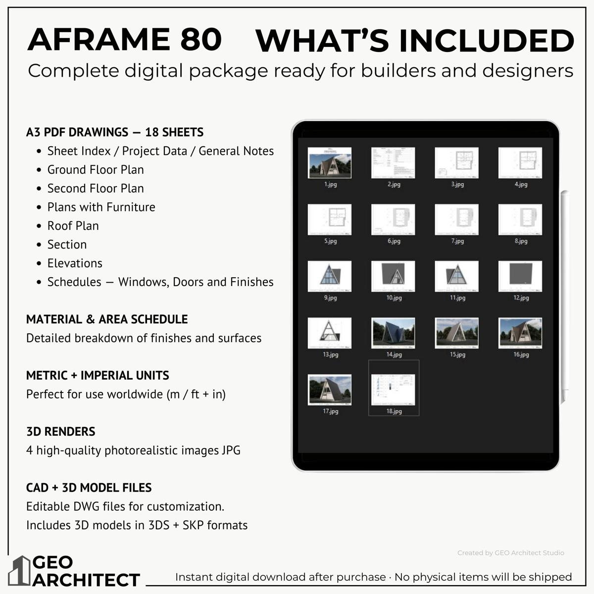 A-Frame 80 drawing sheet 4